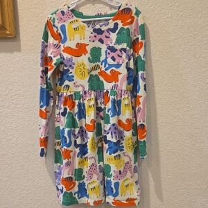 Mini Boden Colorful Animal Print Dress
